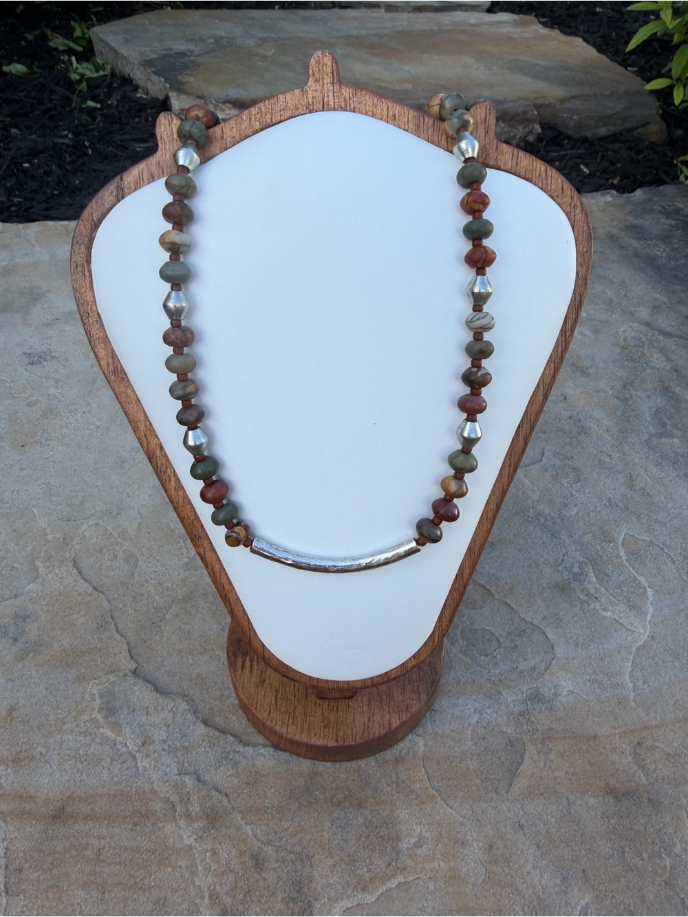 Handcrafted Red Creek Jasper Necklace